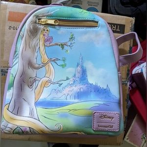 Loungefly Rapunzel in Tree mini backpack Pascal